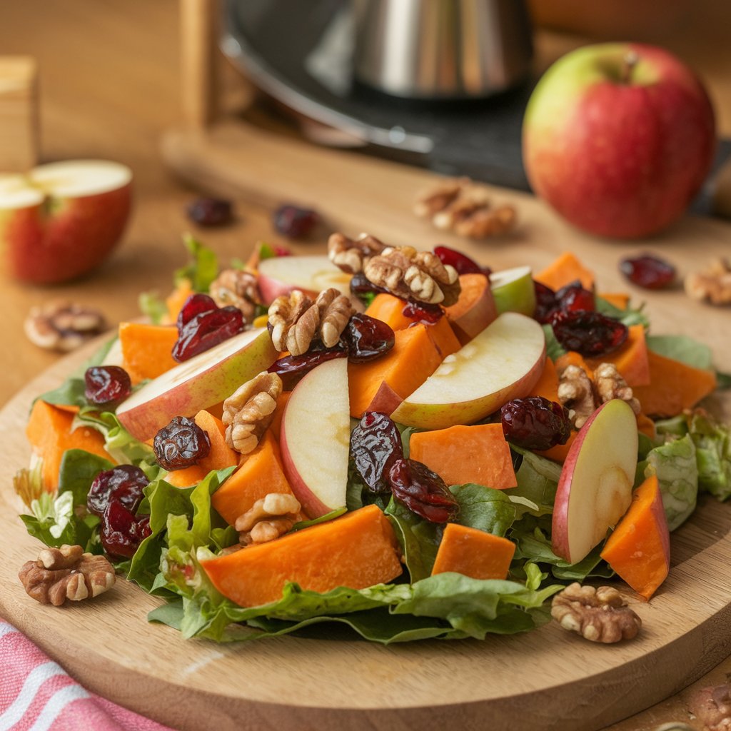 Fall Salad with Sweet Potato