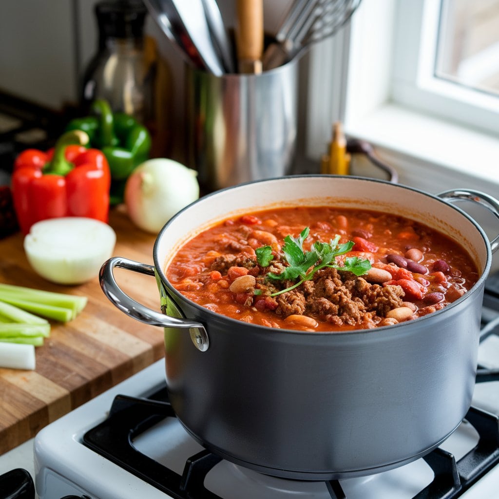 Vegetarian Chili Recipe min