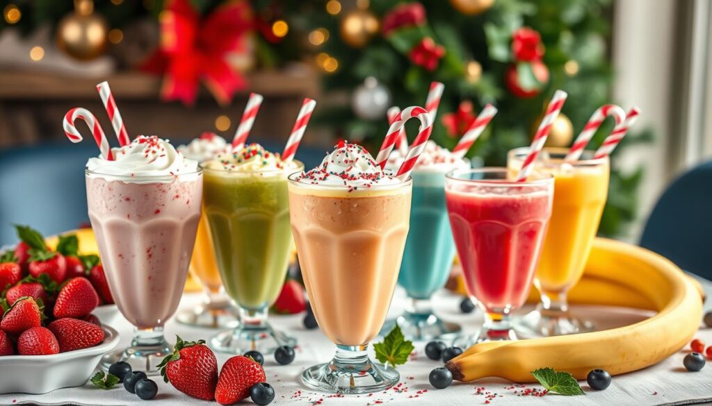 Christmas Breakfast Smoothies