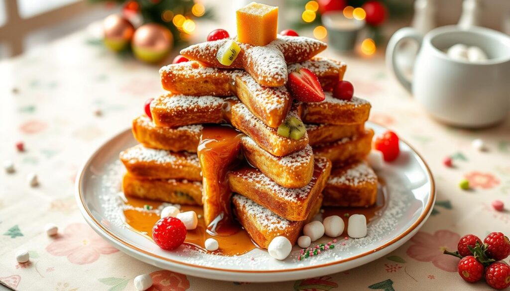 Christmas tree French toast