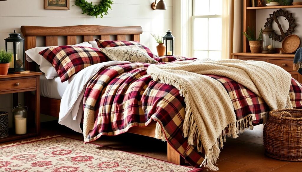 Cozy bedding and textiles