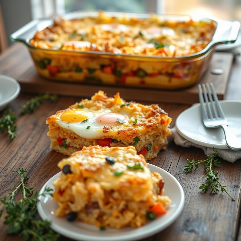 Overnight breakfast casserole