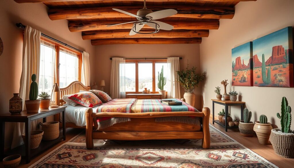 Southwestern bedroom style