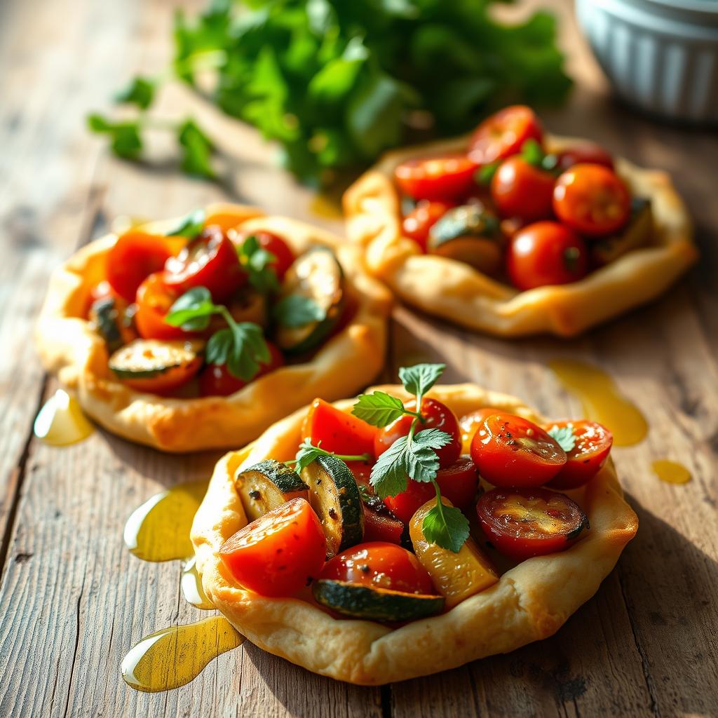 Vegetarian Mediterranean Breakfast Tarts