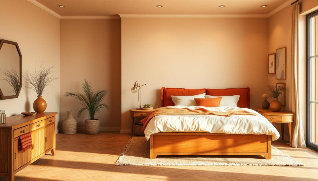 Warm bedroom colors