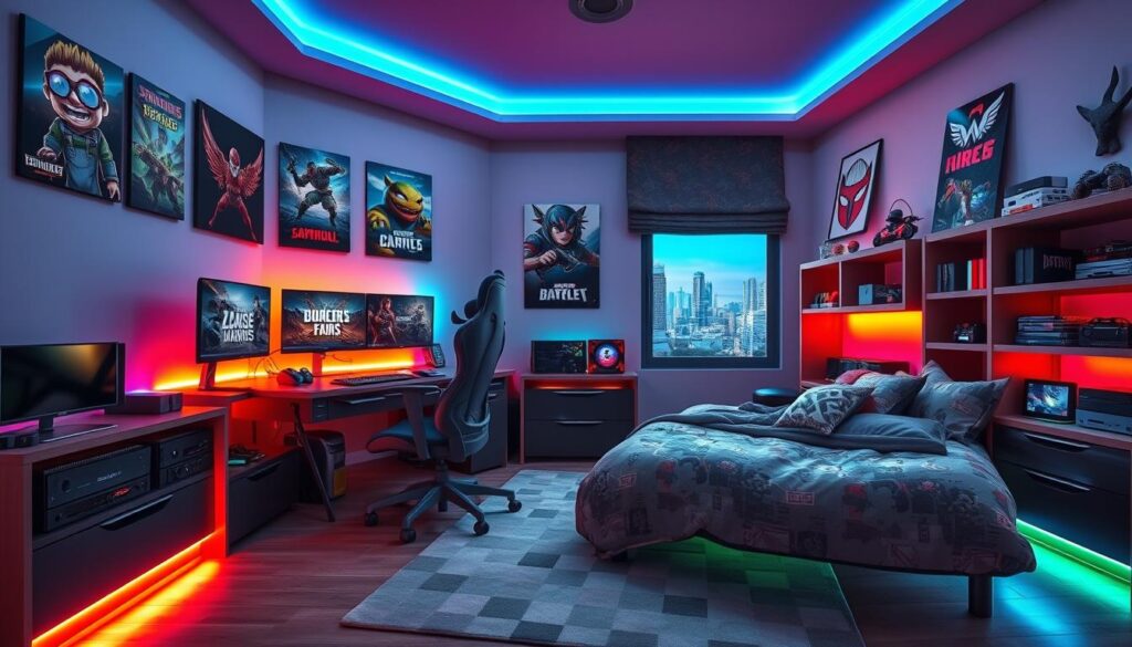 boys gaming bedroom ideas