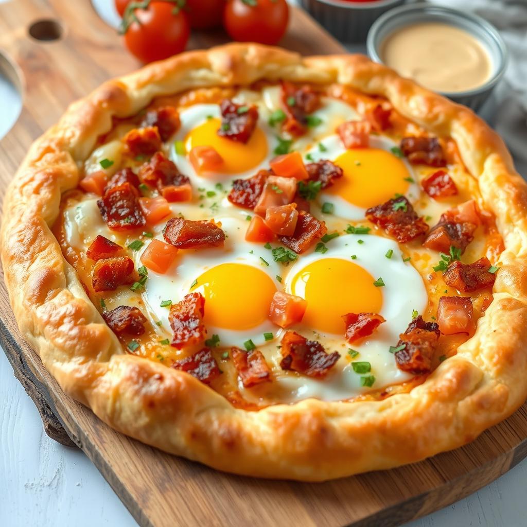 breakfast pizza