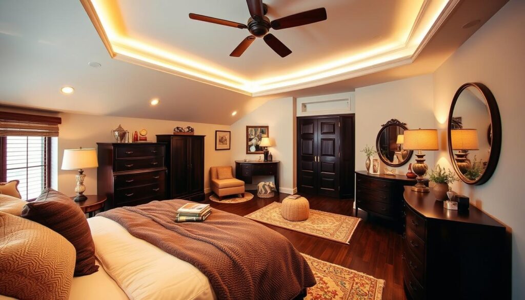 brown furniture bedroom