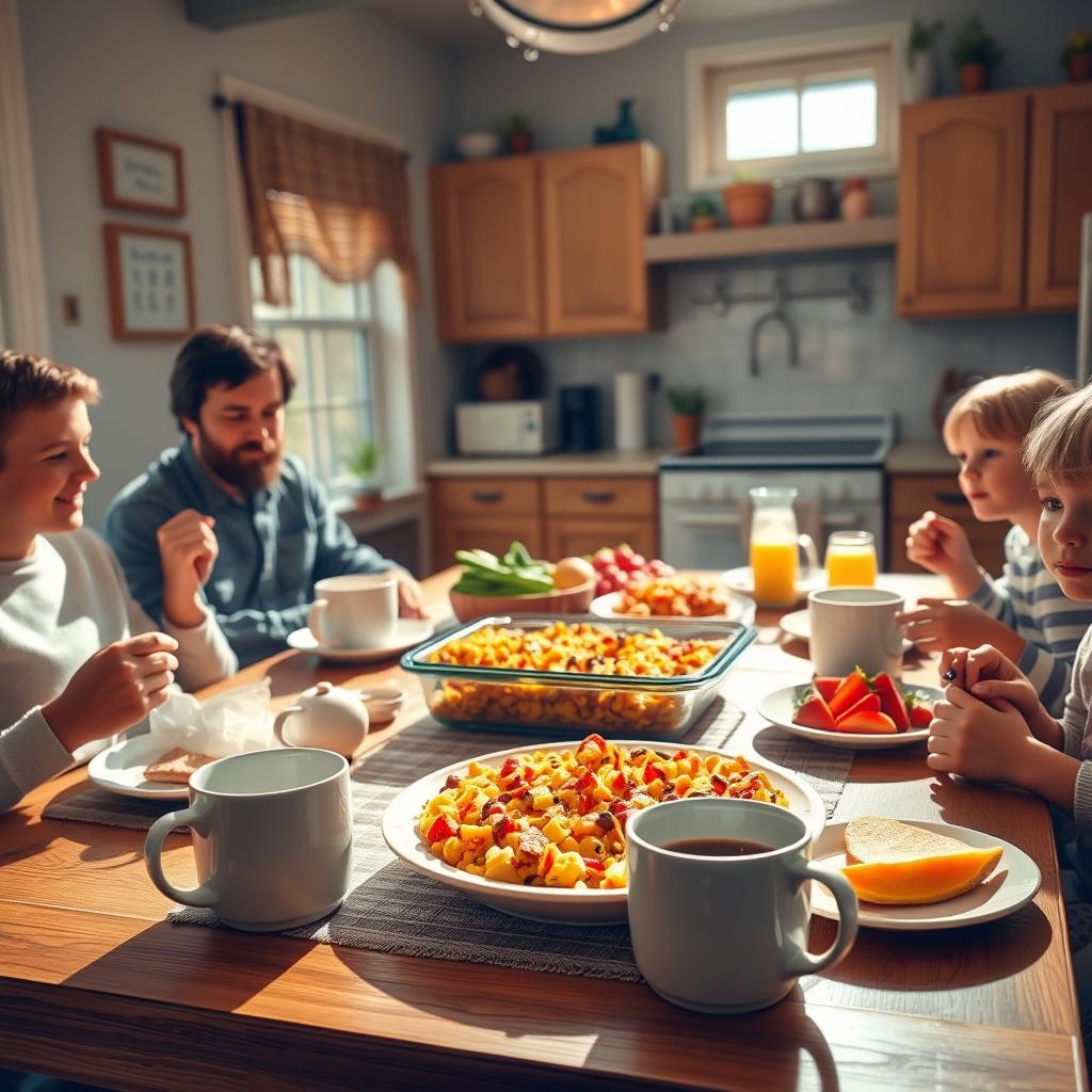 family breakfast