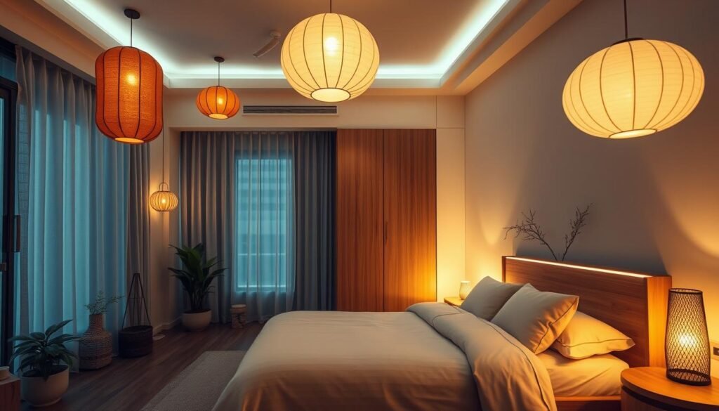 korean bedroom lighting