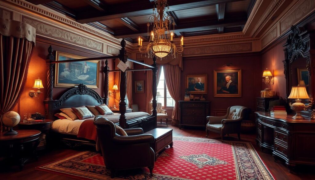 old money bedroom