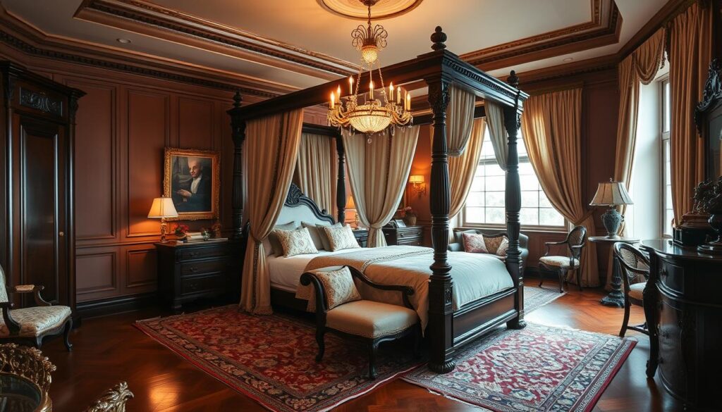 old money bedroom