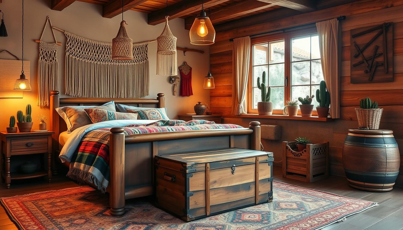 western boho bedroom