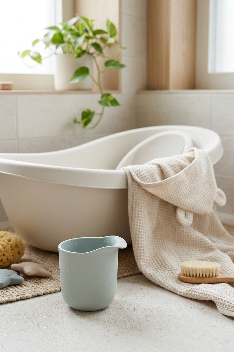 Baby rinse cup for hair washing