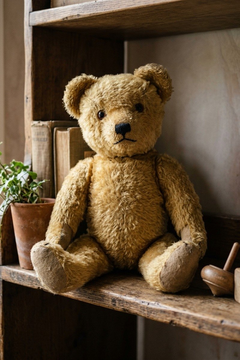 Classic jointed teddy bear
