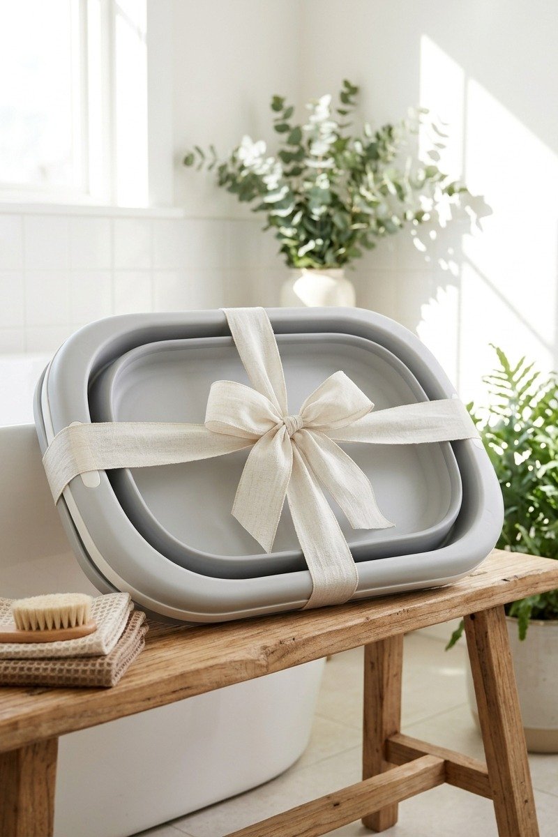 Foldable baby bathtub gift